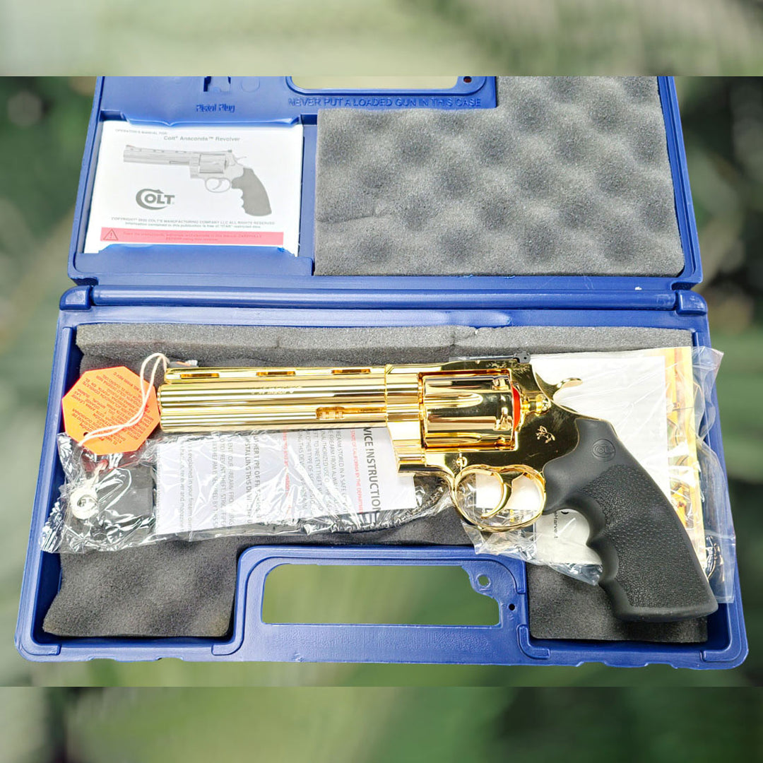 Colt Anaconda 6-inch .44 Magnum | Full 24K Gold Plated Revolver