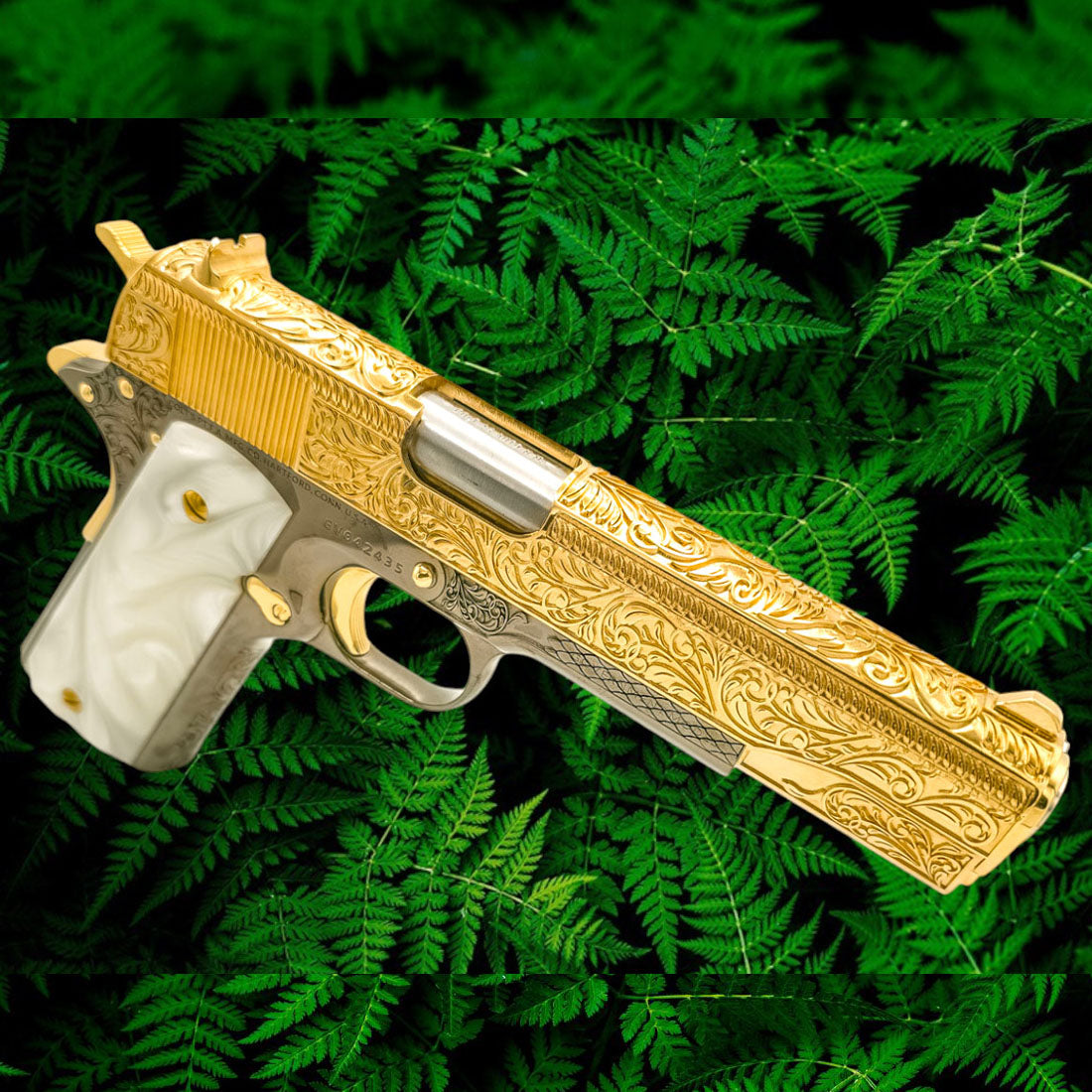 Custom Colt Colt 1911 Custom Guns & Gold Plated Pistols - Top Gun Armory