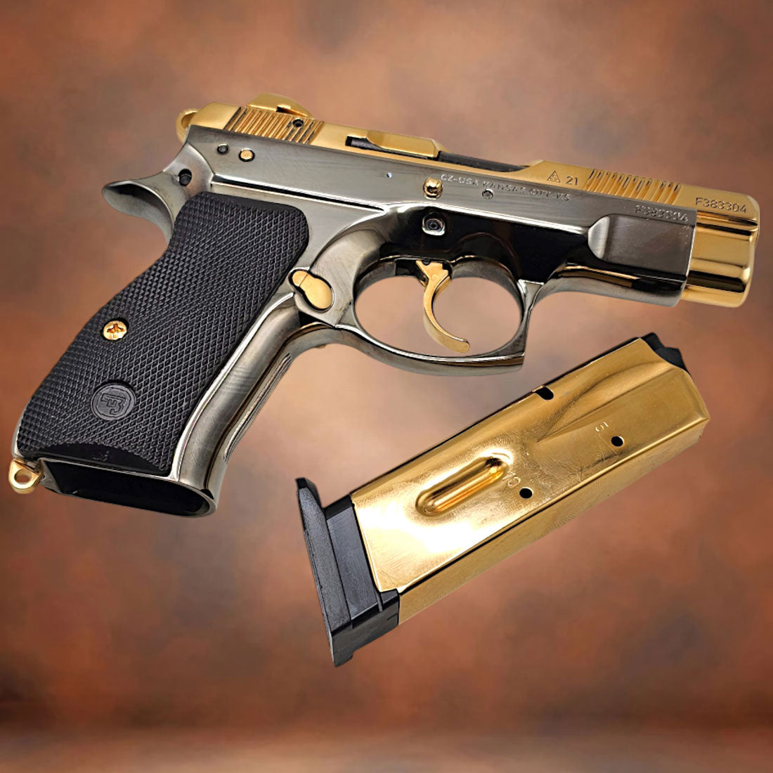 Cz Compact Custom CZ Custom Guns Collection | Gold Plated & Engraved CZ Handguns – Top ...