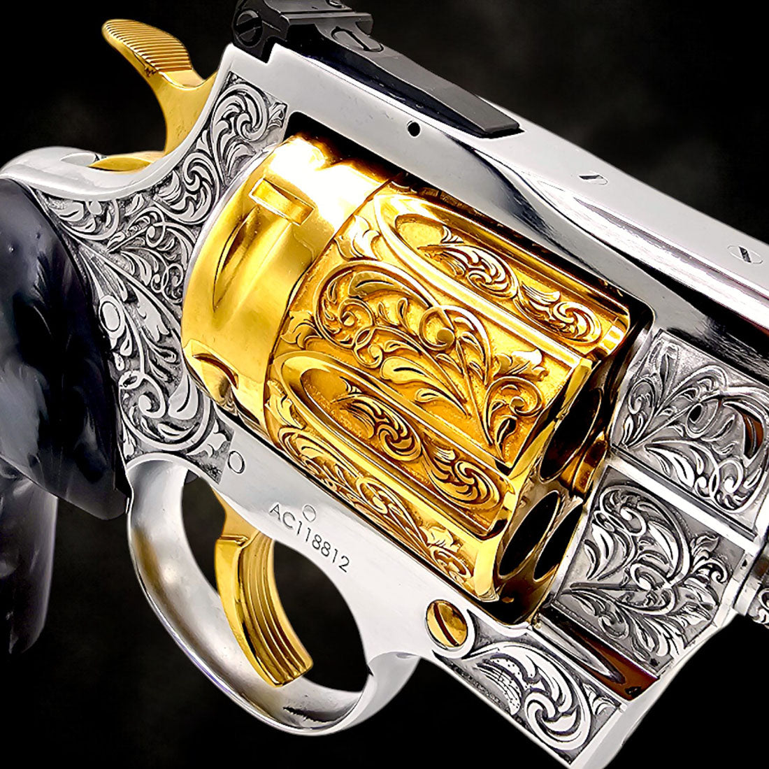 Custom Revolvers | Gold Plated & Engraved Handguns - Top Gun Armory