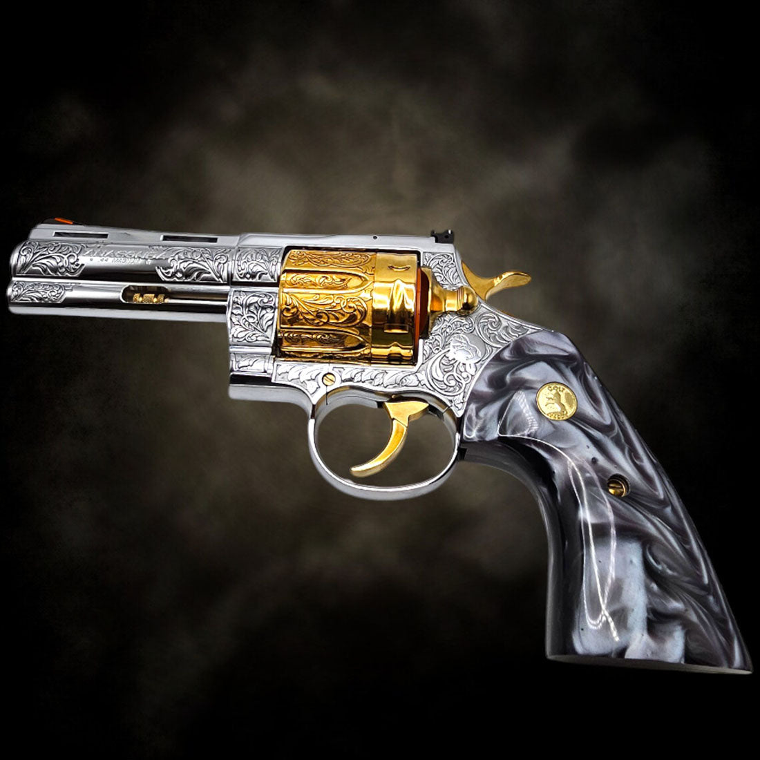 Custom Revolvers | Gold Plated & Engraved Handguns - Top Gun Armory