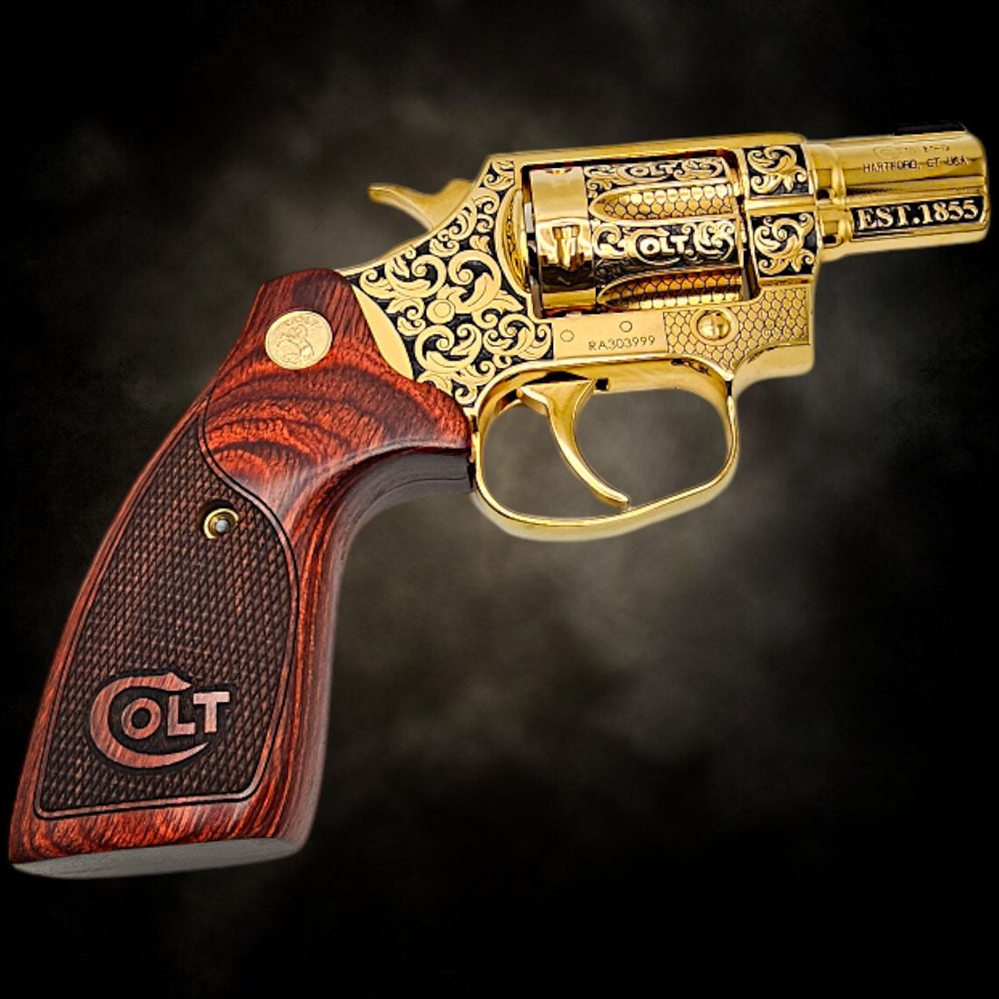 Custom Revolvers | Gold Plated & Engraved Handguns - Top Gun Armory