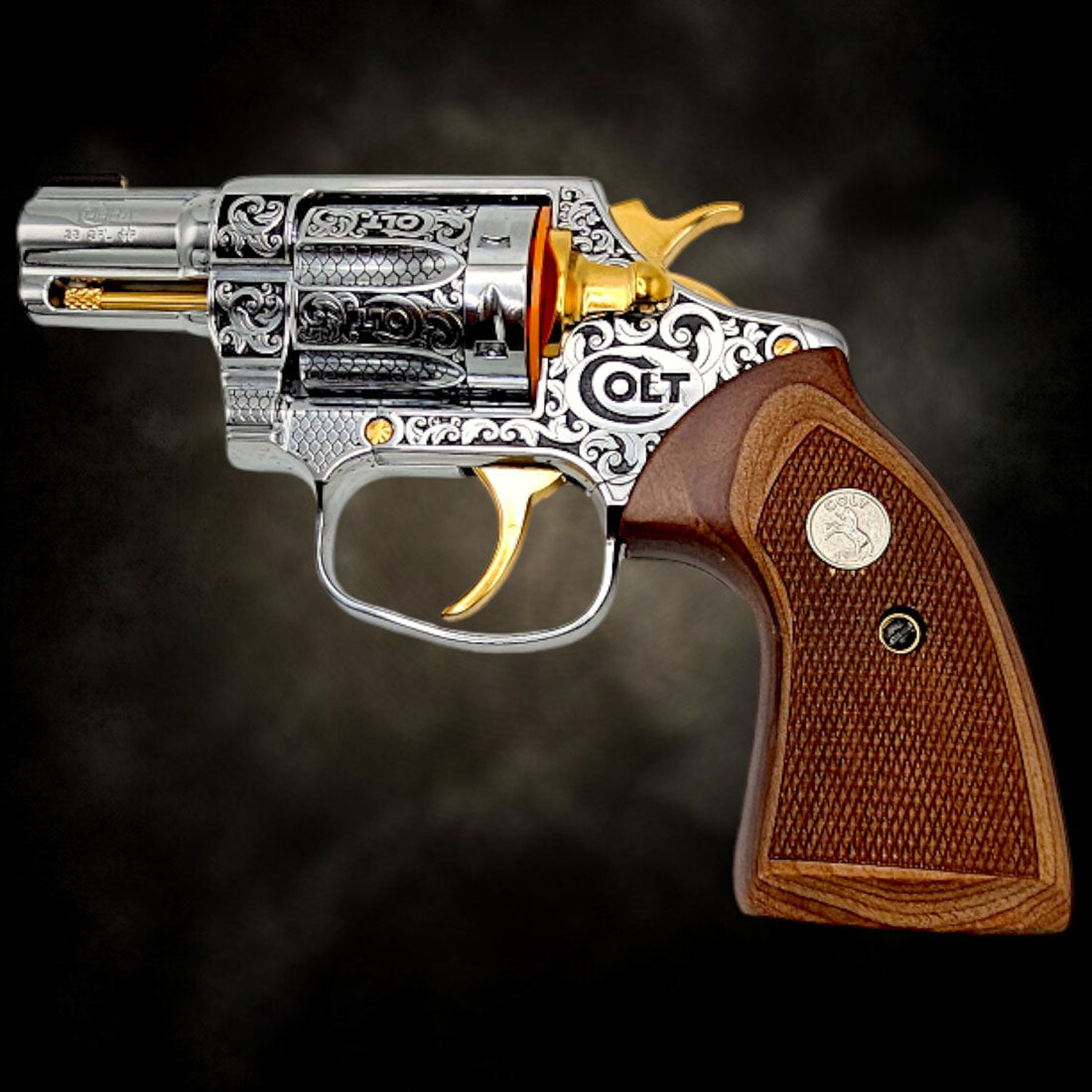 Custom Revolvers | Gold Plated & Engraved Handguns - Top Gun Armory