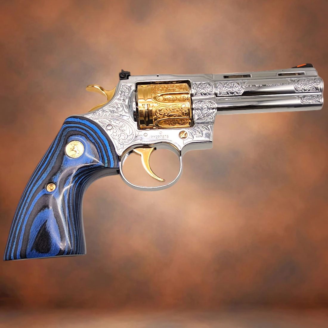 Gold Plated Python Colt Python 4