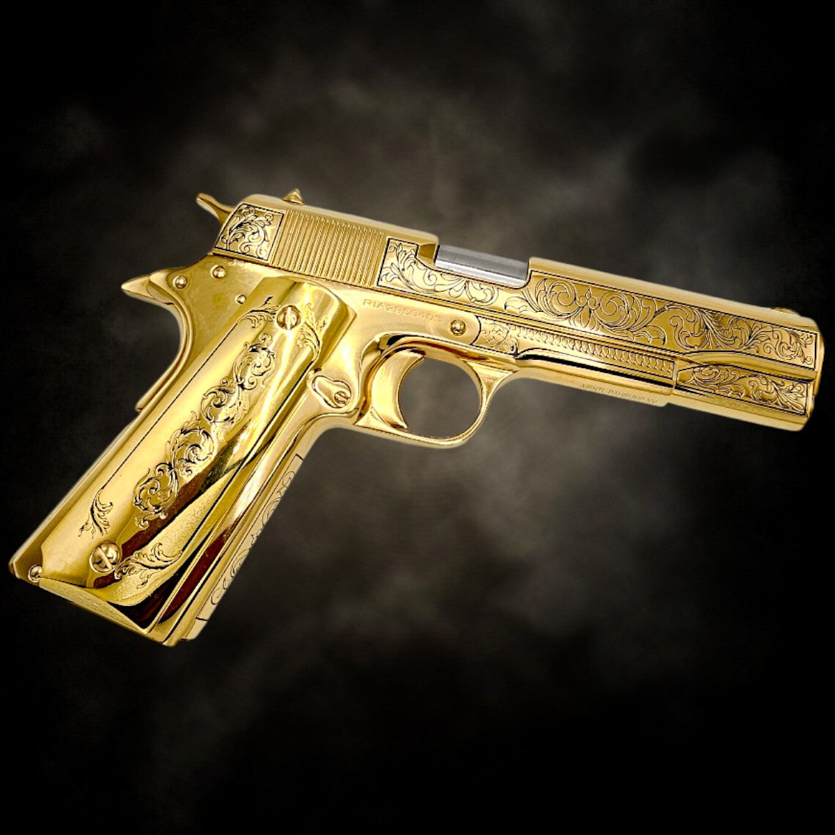 Gold Rifle Profile Top Gun Armory | Custom Engraved & Gold Firearms – California’s Elite