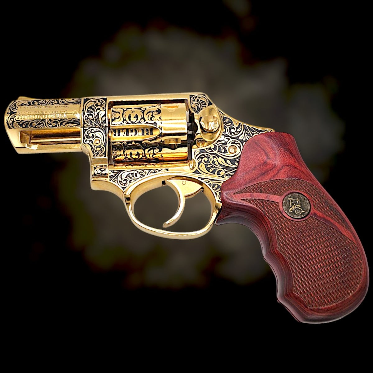 Engraved Gun Collection Custom Revolvers | Gold Plated & Engraved Handguns - Top Gun Armory